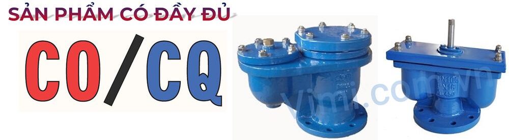 chứng nhận van xả khí