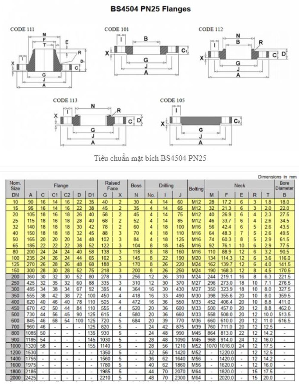Bích rỗng SKA BS PN25