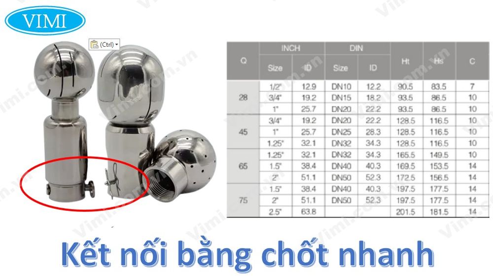 Kết nối chốt nhanh