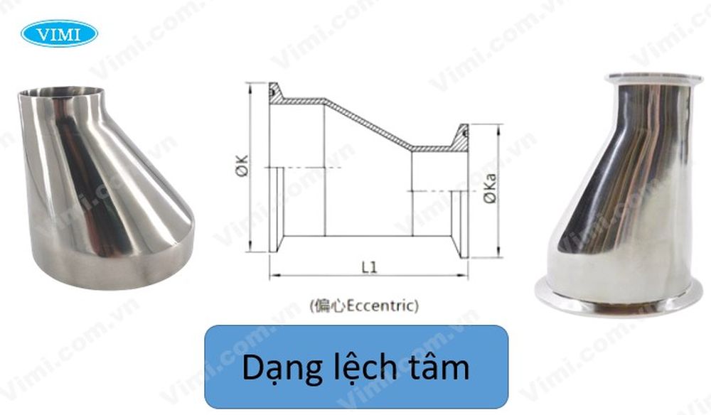 Côn thu vi sinh Côn thu dạng lệch tâm