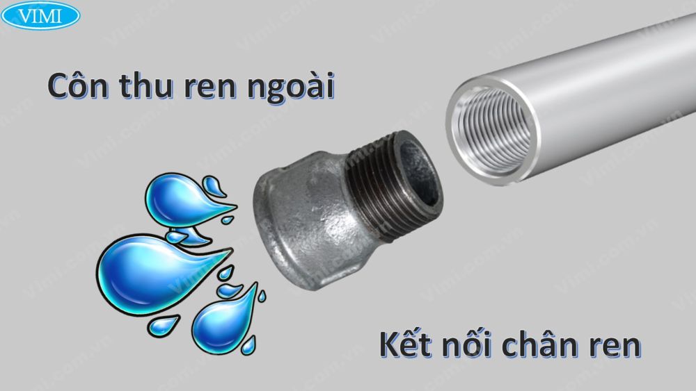 Côn thu ren trong, ren ngoài thép ren Shanxi Côn thu ren trong ren ngoài thép ren Shanxi 3