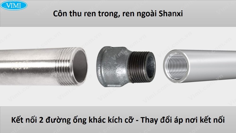 Côn thu ren trong, ren ngoài thép ren Shanxi Côn thu ren trong ren ngoài thép ren Shanxi