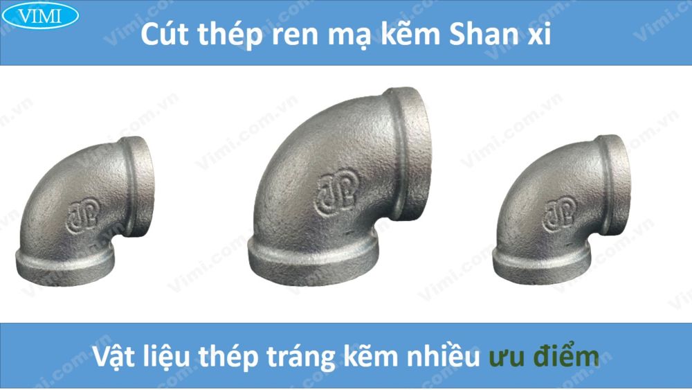 Cút thép ren mạ kẽm Shan xi | Shanxi 90o Galvanized Thread Elbow Cút thép ren mạ kẽm Shan xi | Shanxi 90o Galvanized Thread Elbow 2