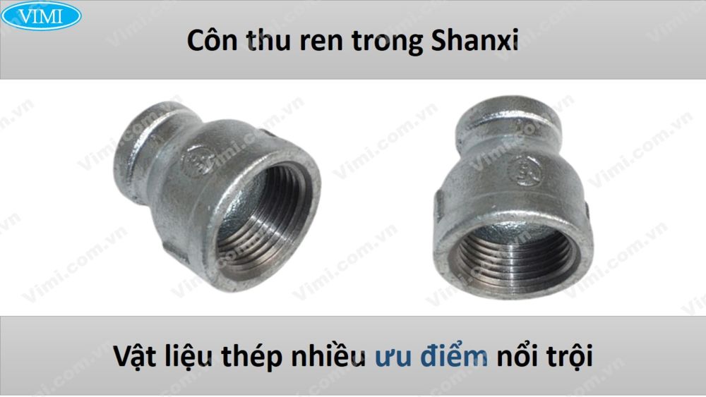 Côn thu ren trong thép ren mạ kẽm Shanxi 2