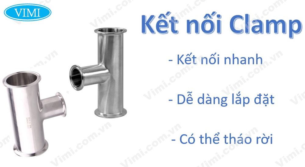 T thu vi sinh Kết nối bằng clamp