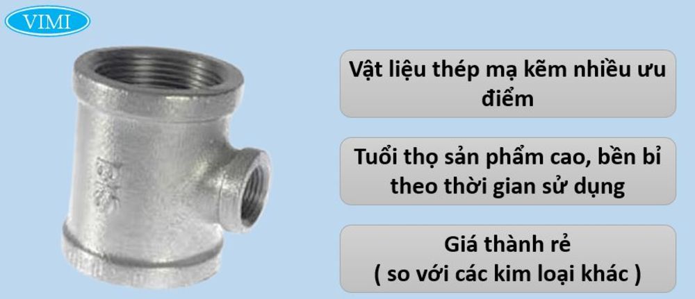 Tê giảm ren thép mạ kẽm Shanxi Tê giảm ren thép mạ kẽm Shanxi 3