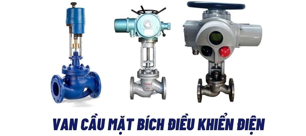 van cầu mặt bích điều khiển điện