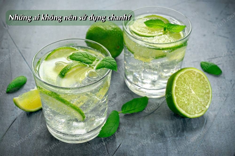 Những ai không nên sử dụng chanh