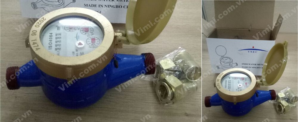 dong ho nuoc sach vnec than gang 1 vimi.com .vn