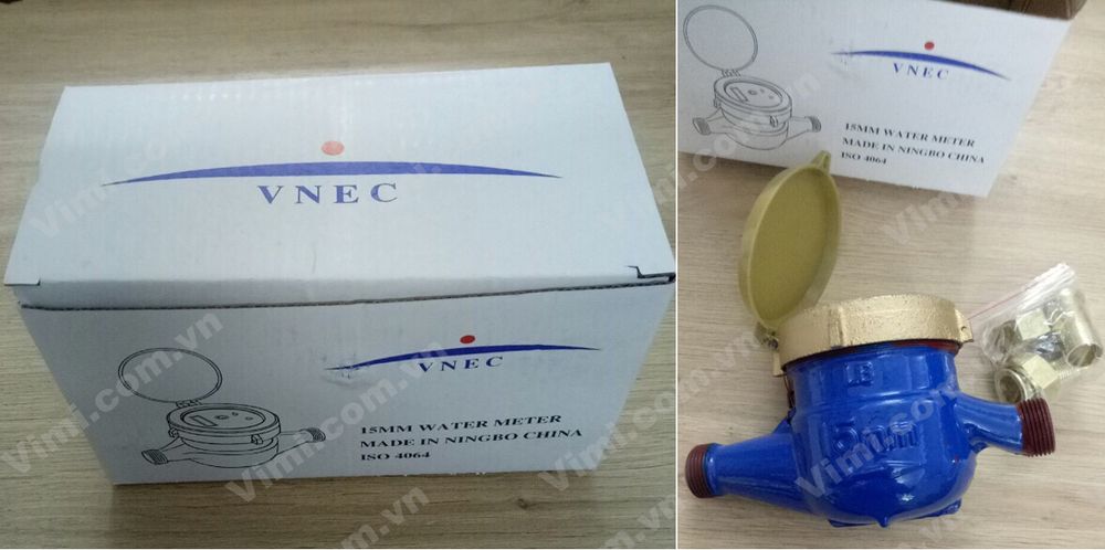 dong ho nuoc sach vnec than gang 2 vimi.com .vn