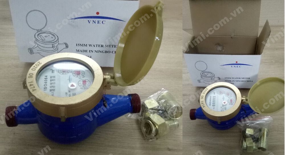 dong ho nuoc sach vnec than gang 3 vimi.com .vn