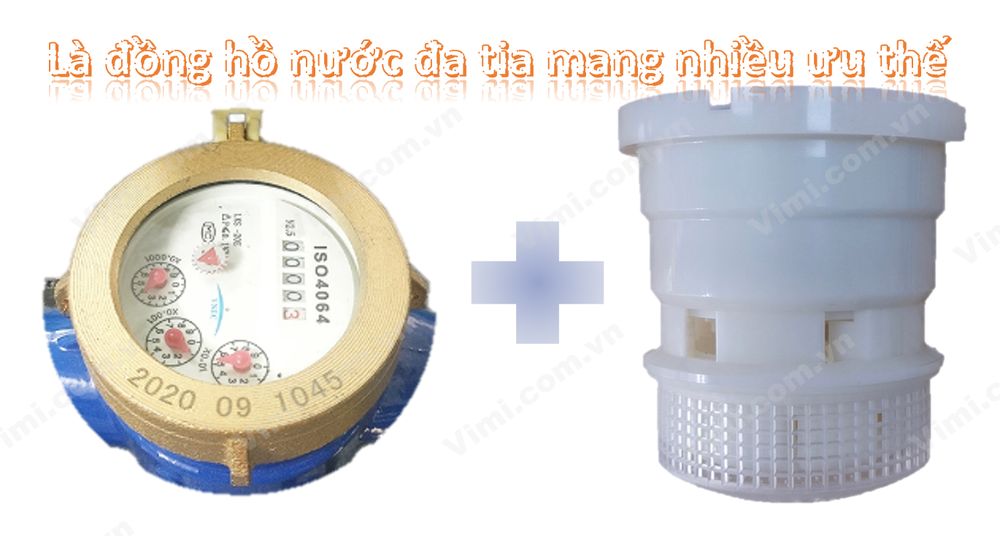 Đồng hồ nước sạch VNEC thân gang - 2