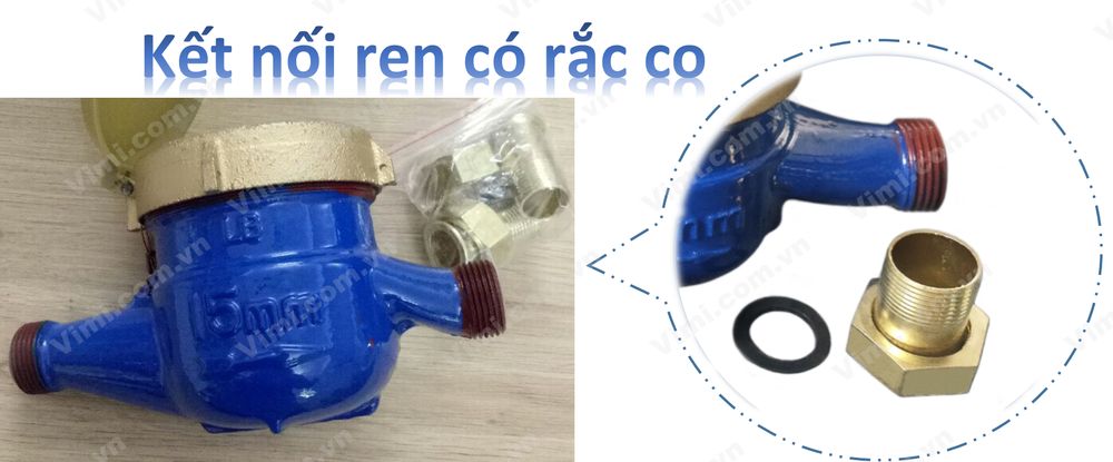 Đồng hồ nước sạch VNEC thân gang - 4