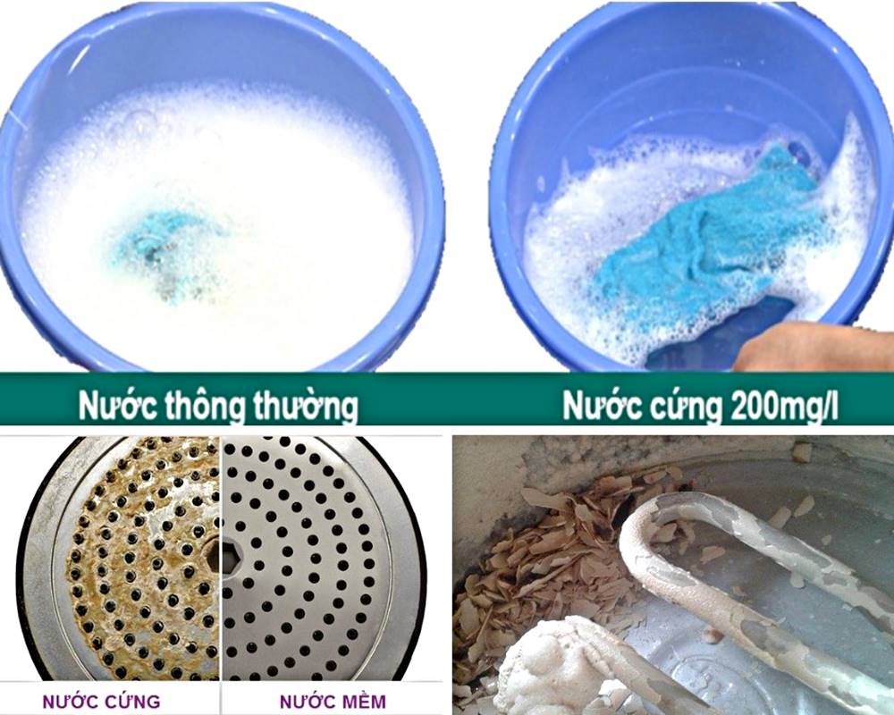 Dấu hiệu nhận biết nước cứng