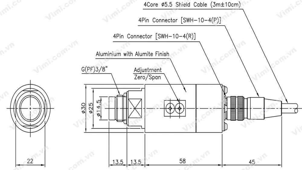 Cảm biến áp suất Sensys PME Cảm biến áp suất Sensys PME - 3