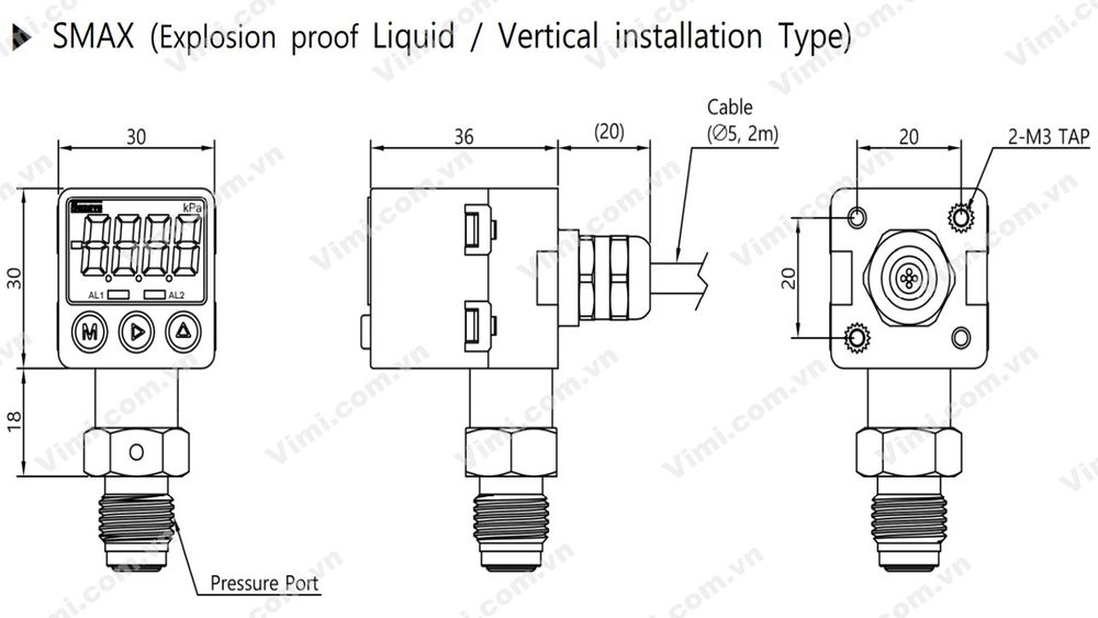 Cảm biến áp suất Sensys SMA (EX) Cảm biến áp suất Sensys SMA (EX) - 2