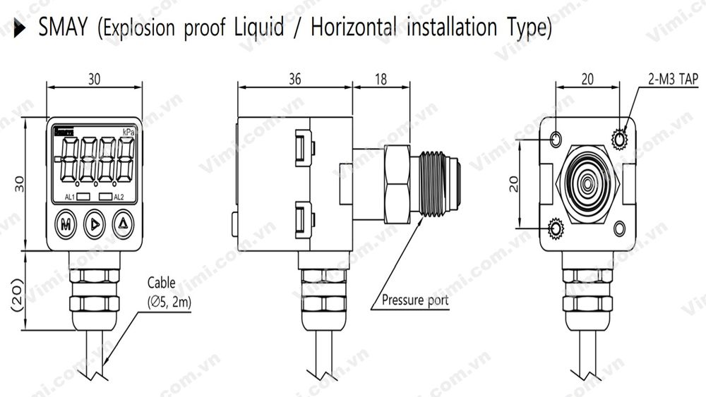 Cảm biến áp suất Sensys SMA (EX) Cảm biến áp suất Sensys SMA (EX) - 3