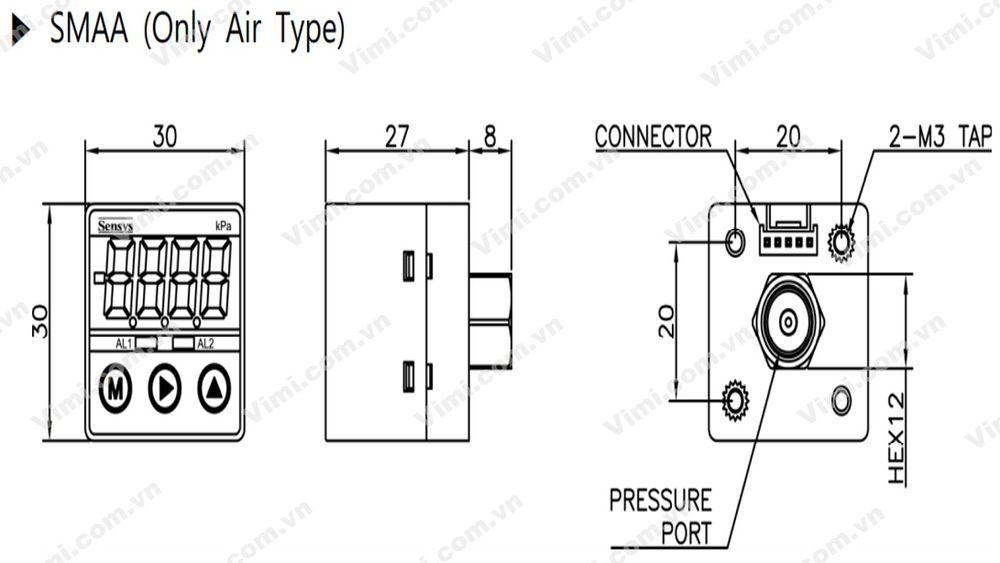 Cảm biến áp suất Sensys SMA - 2