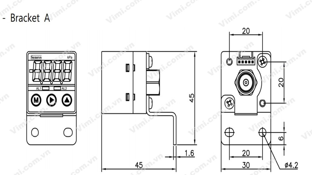 Cảm biến áp suất Sensys SMA - 3