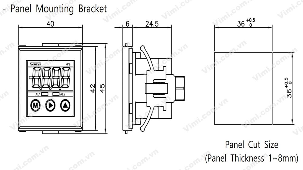 Cảm biến áp suất Sensys SMA - 5