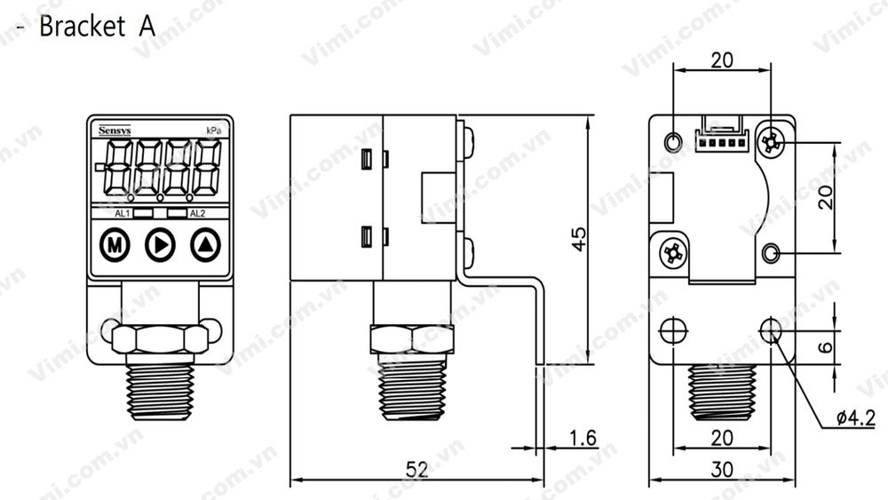 Cảm biến áp suất Sensys SMA - 8