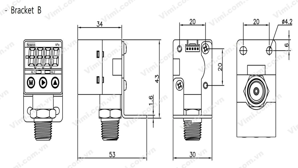 Cảm biến áp suất Sensys SMA - 9