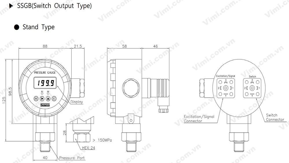Cảm biến áp suất Sensys SSG Cảm biến áp suất Sensys SSG - 2