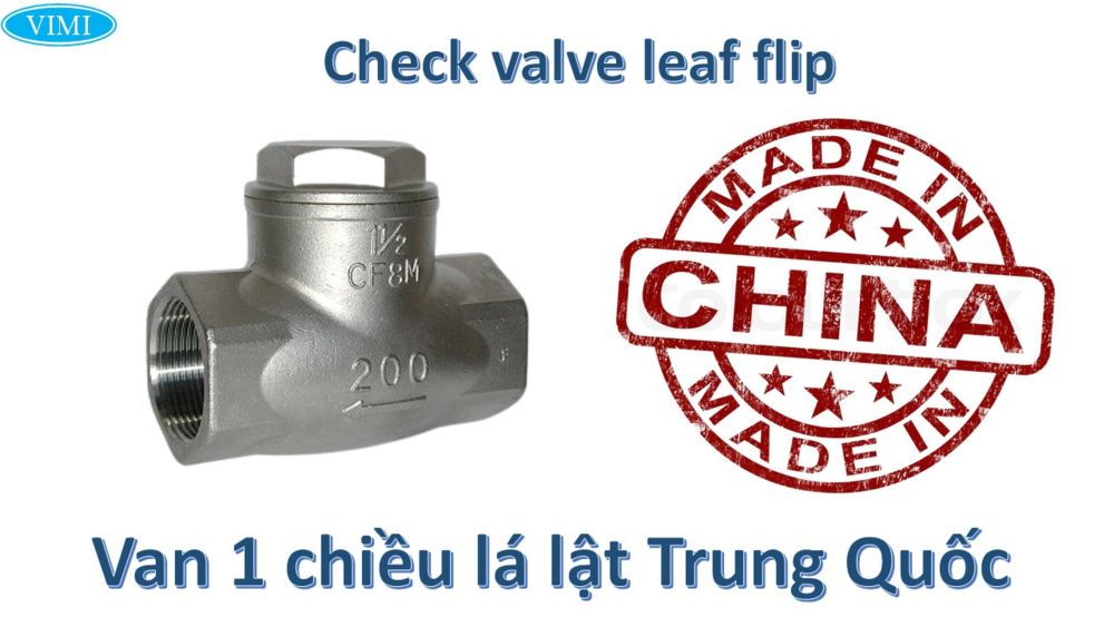 Van 1 chiều lá lật inox 304 1