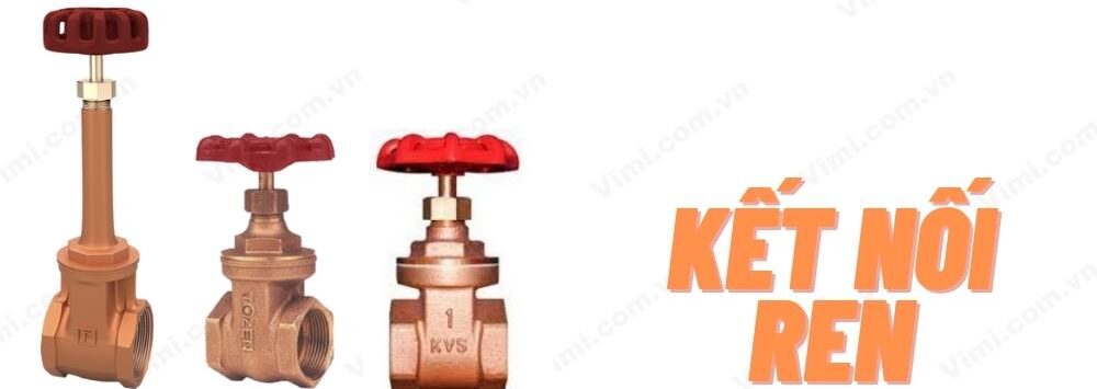 van cửa đồng nối ren