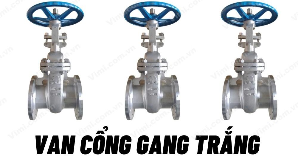 van cổng gang trắng