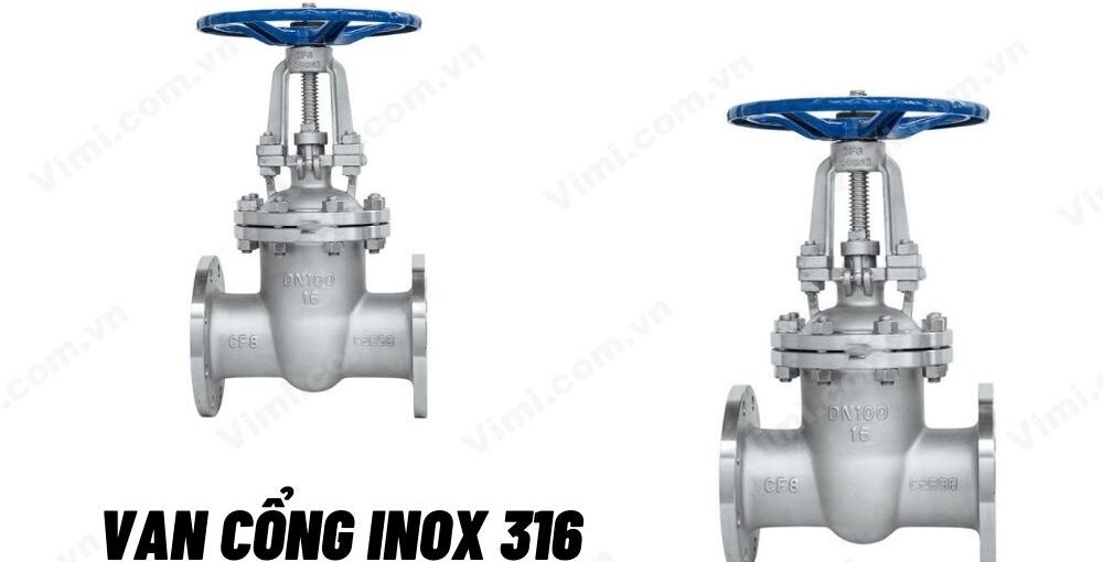 van cổng inox