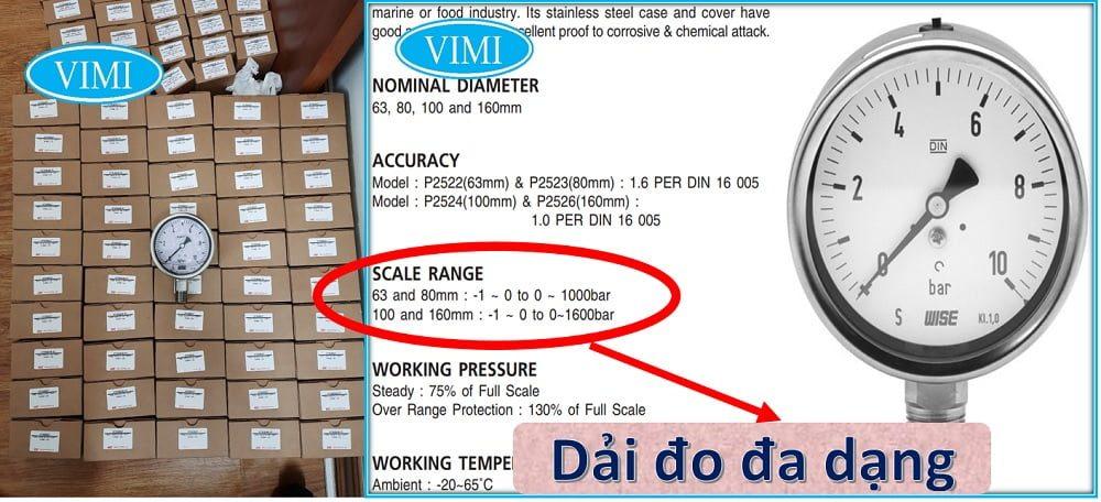 Đa dạng dải đo