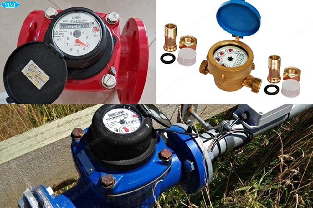 Đồng hồ nước theo kiểu lắp ngang