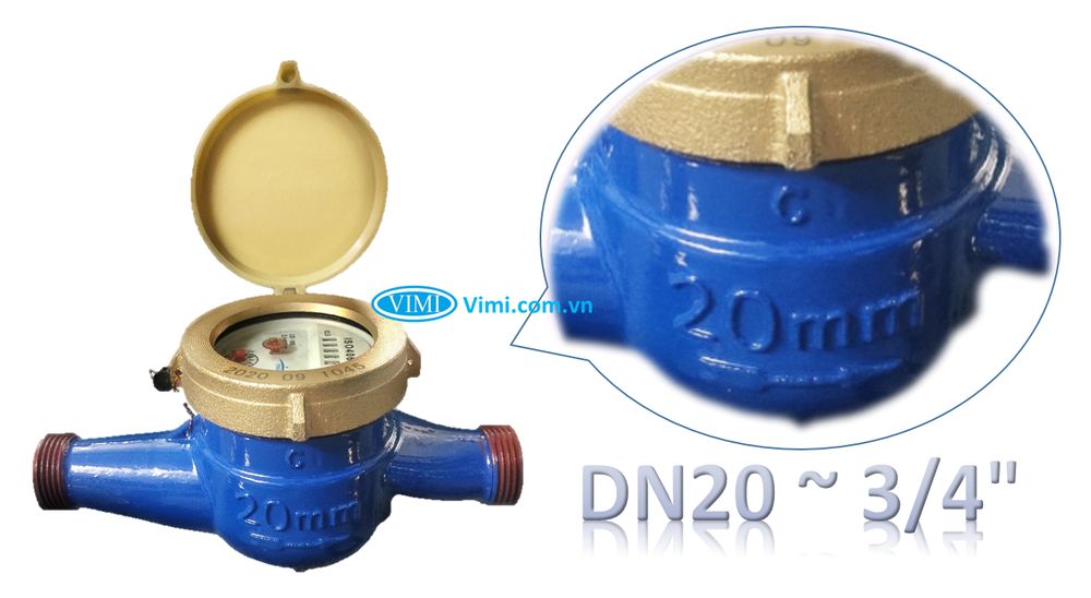 Đồng hồ nước sạch VNEC DN20 Đồng hồ nước sạch VNEC DN20 - 2