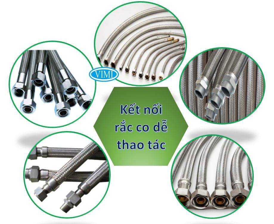 Có kiểu lắp rắc co dễ dàng lắp đặt và thay thế