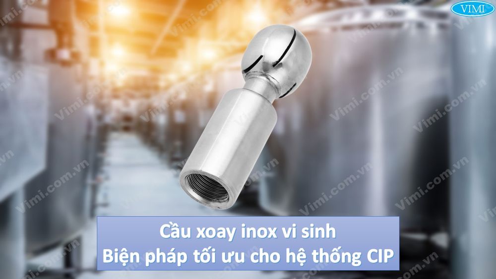 Cầu CIP inox vi sinh 1