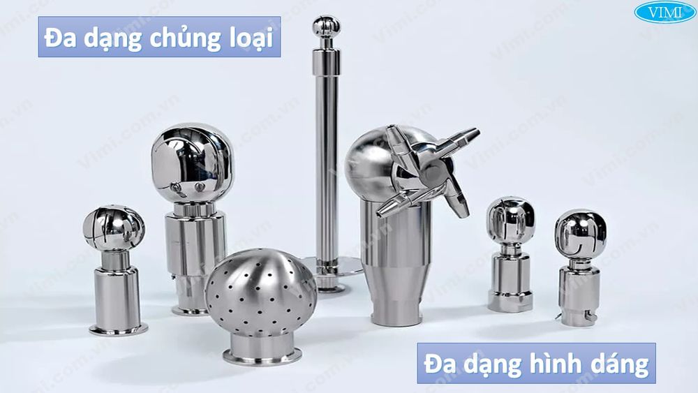 Cầu CIP inox vi sinh 6