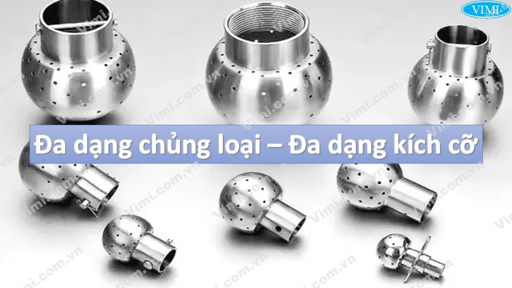 Quả cầu xoay inox vi sinh 4