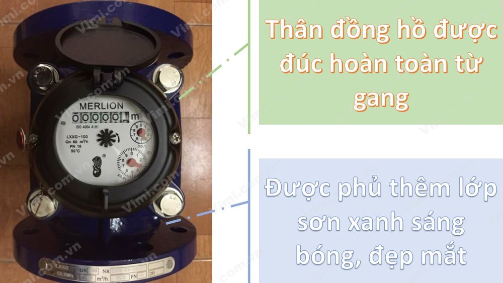 Đồng hồ đo lưu lượng nước thải dạng cơ dong ho do luu luong nuoc thai dang co 3 vimi.com .vn