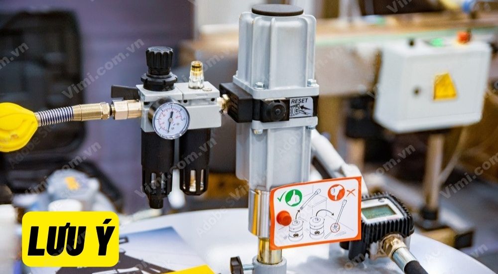 Lưu ý khi lắp đặt và sử dụng bộ điều áp khí nén
