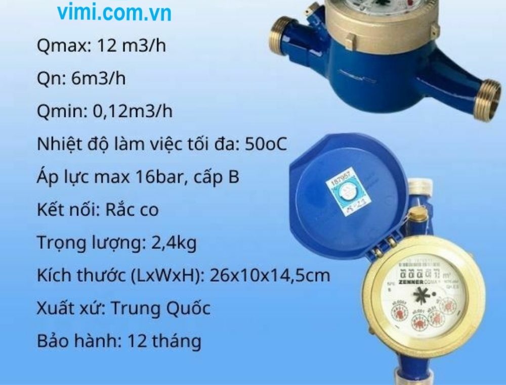 Đồng hồ nước dn32 | Ưu điểm nổi bật Đồng hồ nước dn32