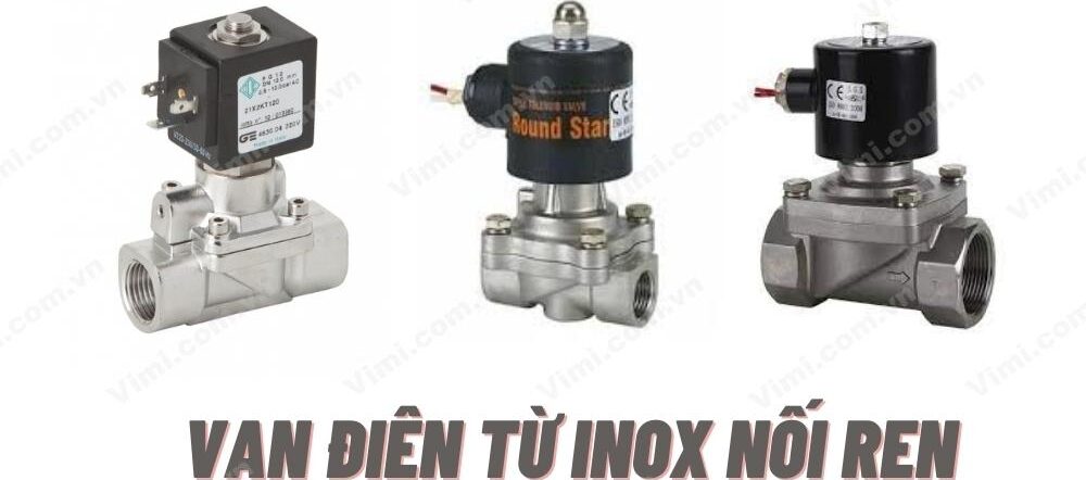 van điện từ inox lắp ren