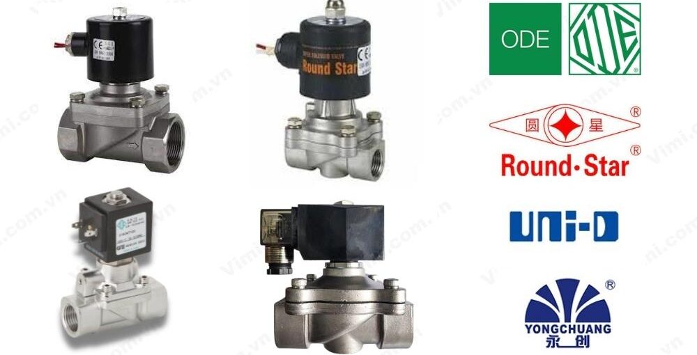 top nhãn hiệu van điện từ inox