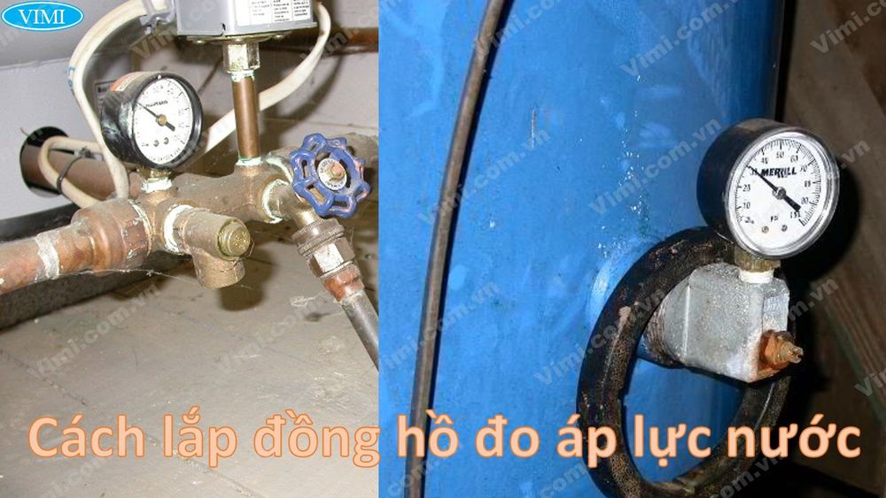 Cách lắp đồng hồ đo áp suất nước 2