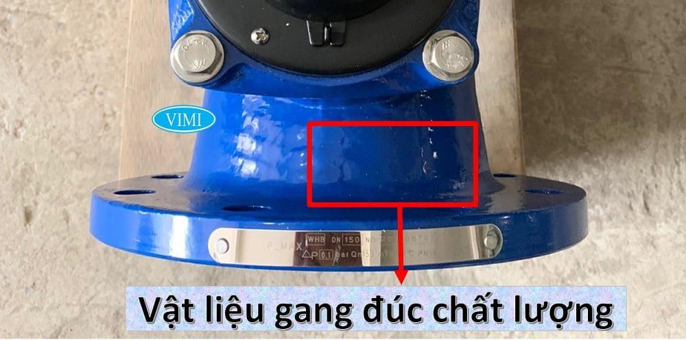 Đồng hồ đo nước sạch Pmax mặt bích được làm từ vật liệu gang đúc chất lượng