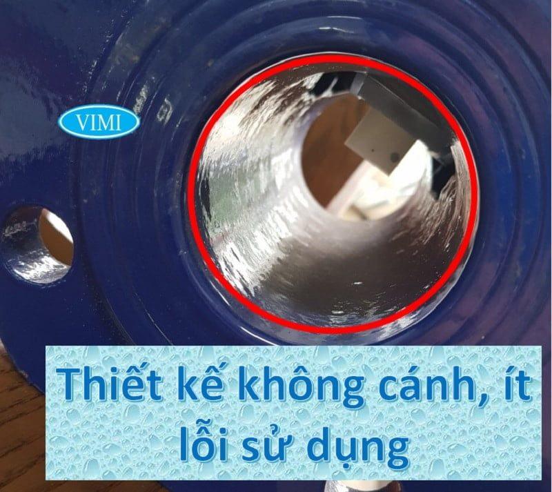Thiết kế độc đáo không cánh, có thể dùng cho nước thải thô