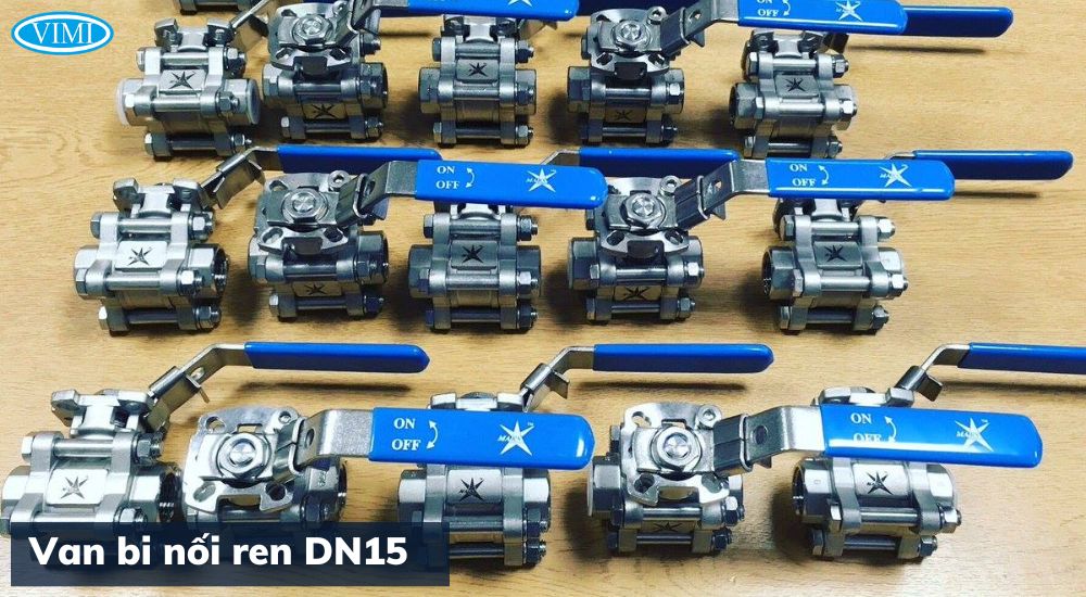 Van bi DN15 - Van bi tay gạt DN15 van bi inox dn15