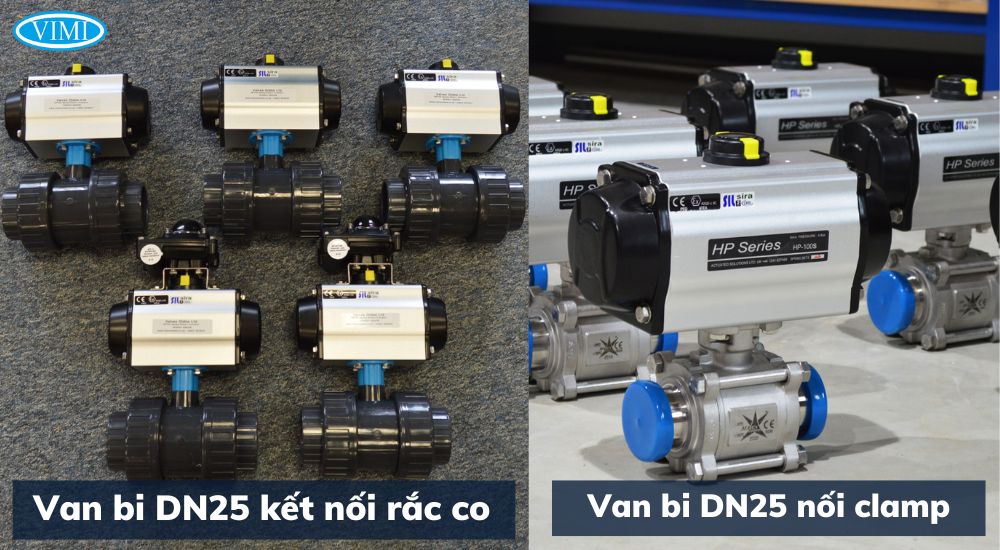 Van bi DN25 - Van bi tay gạt DN25 van bi dn25 đa dạng kết nối