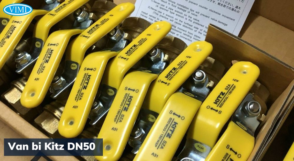 van bi dn50 thân đồng