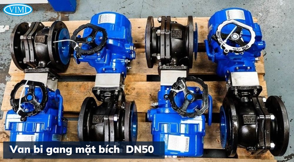 van bi dn50 thân thép